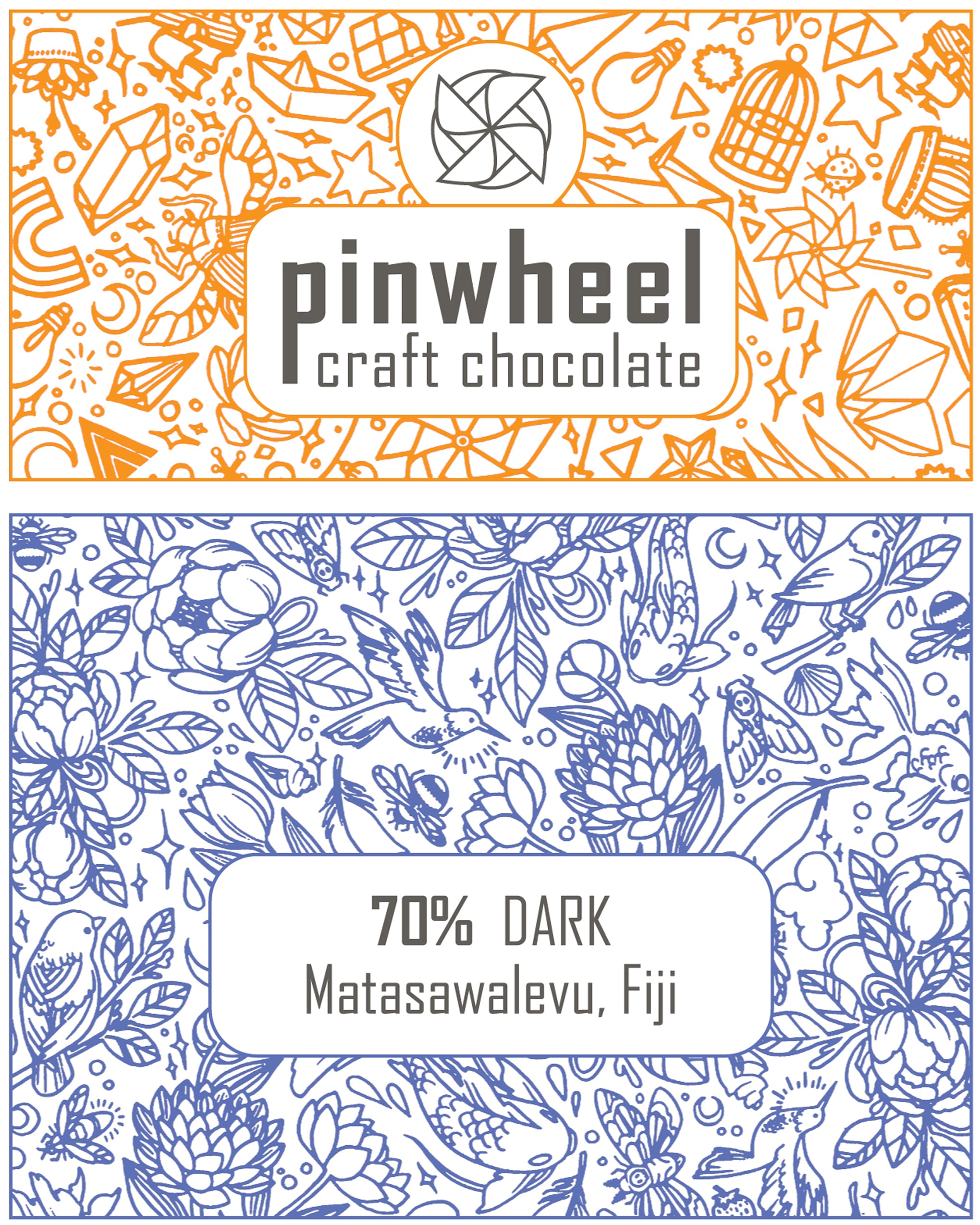70% Dark Bean-to-Bar Chocolate -  Matasawalevu, Fiji